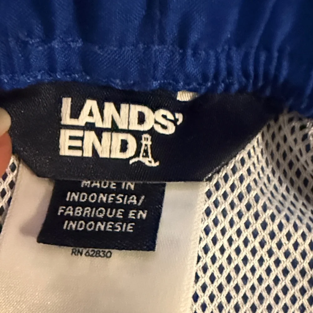 Boys Land’s End Royal Blue Swim Trunks with Drawstring XL 2/$20